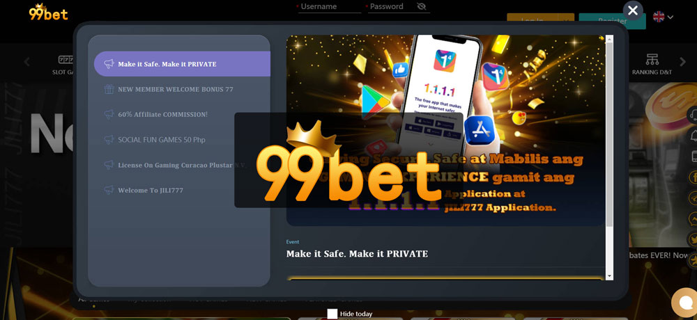 Payment Methods Available at99bet Online Casino Philippinesl