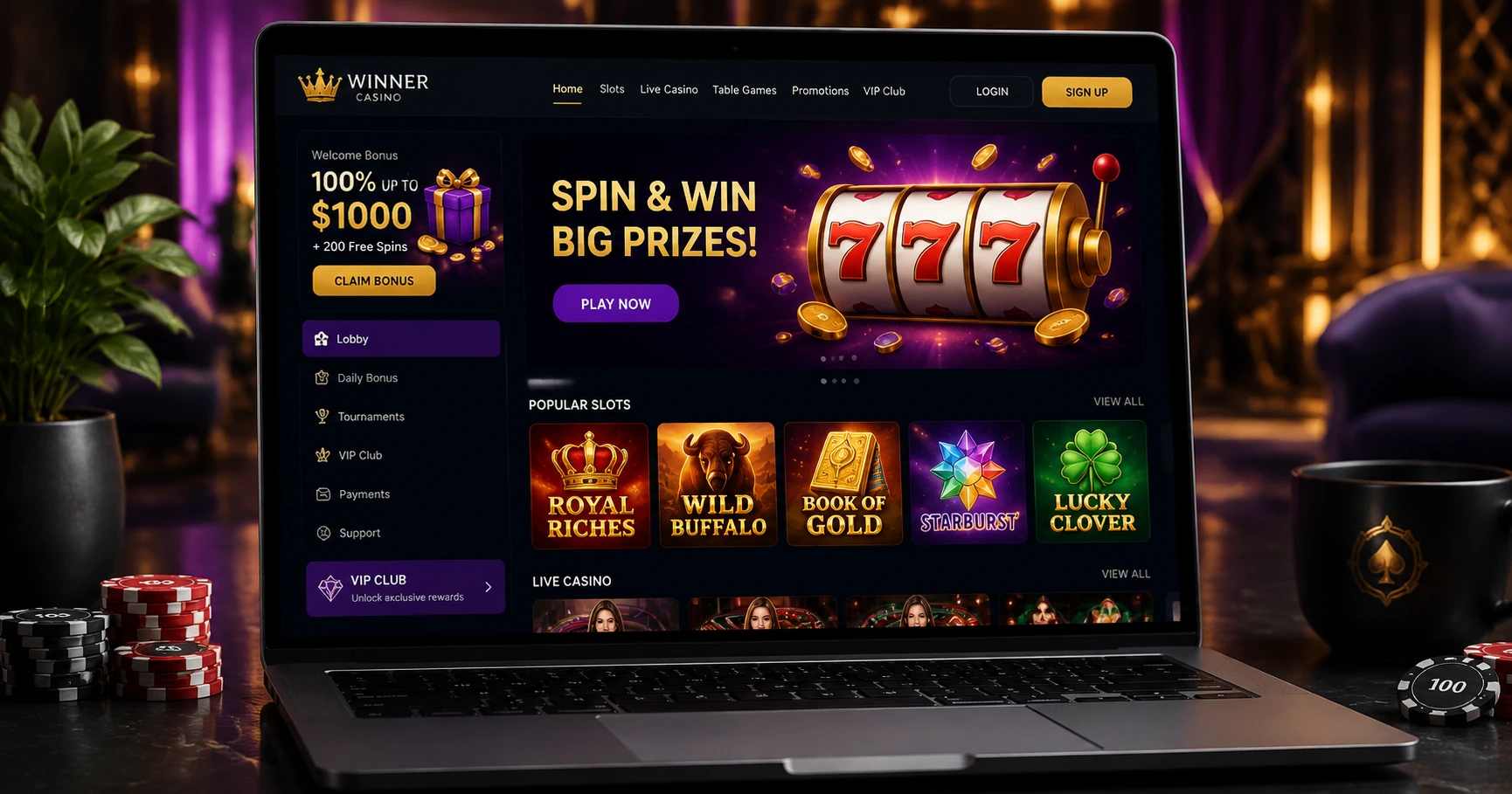 Features of 99bet online casino - image 1